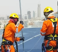 Rope access services in Riyadh, Saudi Arabia